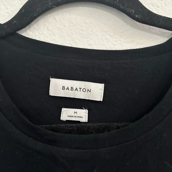 Aritzia Babaton Covet Ruched Mini Dress . second-skin stretch Sz M - Picture 4 of 5